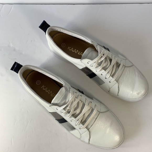 KAANA White Sneakers Womens 11 - Picture 3 of 6